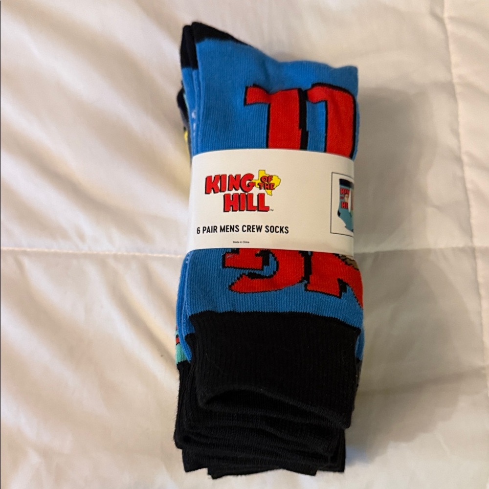 King of the Hill Men's Crew Socks -  (6 Pair)